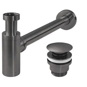 REA Umyvadlový sifon s univerzální výpustí click-clack Titan REA-A1562 obraz