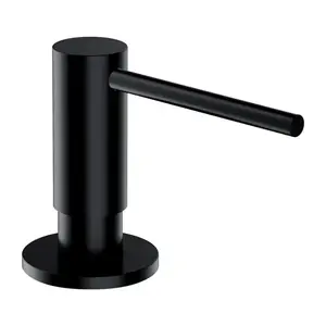 OMNIRES MODERN PROJECT dávkovač tekutého mýdla na desku, černá polomat MP60723BL obraz