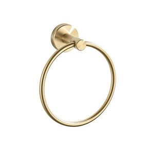 REA Koupelnový věšák Ring 6610 Modern Brush Gold REA-98012 obraz