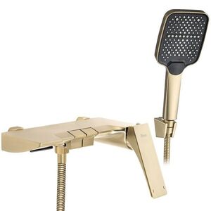 REA Vanová nástěnná baterie Joe Brush Gold REA-B8992 obraz