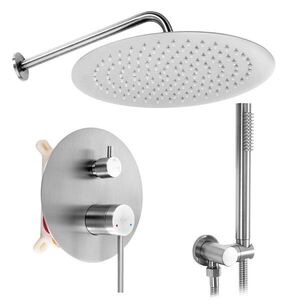 REA Podomítková sprchová sada Foss Clif Nickel Brush + BOX REA-P5969 obraz