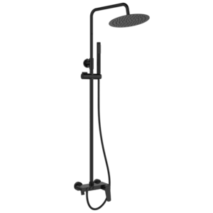 INVENA Sprchový sloup s baterií, Alonia Trend, černý leskAU-70-D04-V obraz