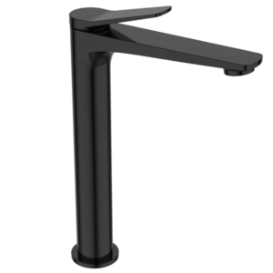 INVENA Umyvadlová vysoká baterie Alonia Trend, černý lesk BU-70-W04-V obraz