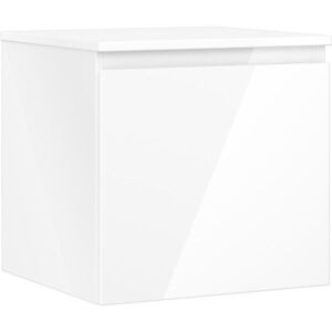 MEXEN/S Orio koupelnová skříňka pod umyvadlo 50 cm s deskou, 1 šuplík, bílá lesk 91A10-05047-1-BFC00 obraz