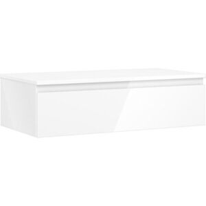 MEXEN/S Orio koupelnová skříňka pod umyvadlo 90 cm s deskou, 1 šuplík, bílá lesk 91A10-09023-1-BFC00 obraz