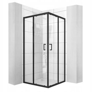 CALANI Sprchový kout VITO 80*80 černá CAL-K6002 obraz