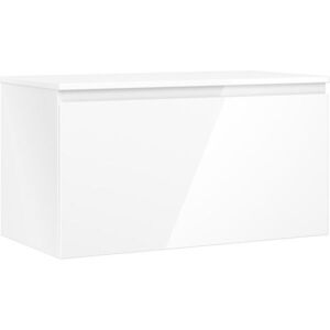 MEXEN/S Orio koupelnová skříňka pod umyvadlo 90 cm s deskou, 1 šuplík, bílá lesk 91A10-09047-1-BFC00 obraz
