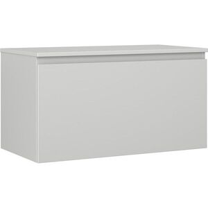 MEXEN/S Orio koupelnová skříňka pod umyvadlo 90 cm s deskou, 1 šuplík, šedá mat 91A10-09047-1-BFC62 obraz