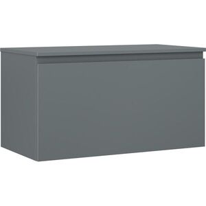 MEXEN/S Orio koupelnová skříňka pod umyvadlo 90 cm s deskou, 1 šuplík, grafit mat 91A10-09047-1-BFC66 obraz
