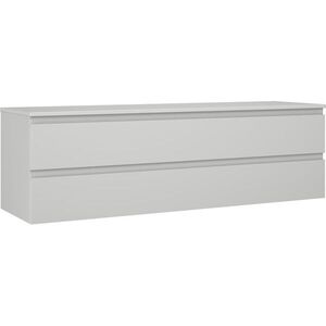 MEXEN/S Orio koupelnová skříňka pod umyvadlo 160 cm s deskou, 2 zásuvky, šedá mat 91A10-16047-2-BFFC62 obraz