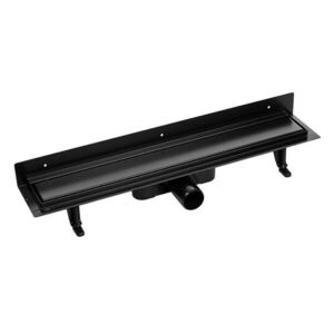 Laveo Basso sprchový žlab nástěnný 50 cm, černá COB_751D obraz