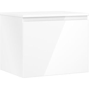 MEXEN/S Orio koupelnová skříňka pod umyvadlo 60 cm s deskou, 1 šuplík, bílá lesk 91A10-06047-1-BFC00 obraz