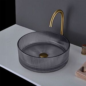 REA Umyvadlo na desku Ingrid 36x36 Grey REA-U8524 obraz