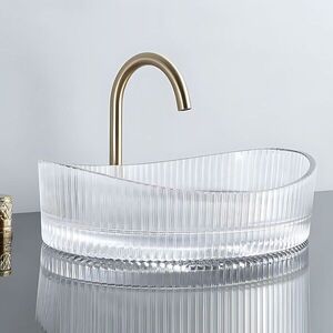 REA Umyvadlo na desku Harper Transparent 50x37 REA-U8525 obraz