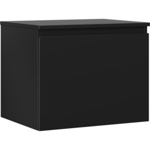 MEXEN/S Orio koupelnová skříňka pod umyvadlo 60 cm s deskou, 1 šuplík, černá mat 91A10-06047-1-BFC71 obraz