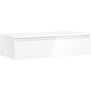 MEXEN/S Orio koupelnová skříňka pod umyvadlo 100 cm s deskou, 1 šuplík, bílá lesk 91A10-10023-1-BFC00 obraz