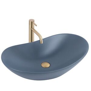 REA Umyvadlo na desku ROYAL Blueberry Matt 61x35 REA-U6373 obraz