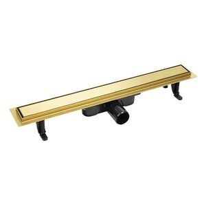 Laveo Basso sprchový žlab 60 cm, zlato COB_G60D obraz