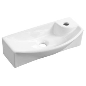 SAPHO CARLON keramické umývátko, 45x23cm, otvor pro baterii vpravo, bílá AR458 obraz