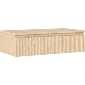 MEXEN/S Rivel koupelnová skříňka pod umyvadlo 90 cm s deskou, 1 šuplík, reliéf , dub 91A20-09023-1-BFC81 obraz