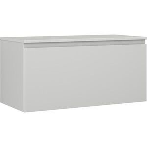 MEXEN/S Orio koupelnová skříňka pod umyvadlo 100 cm s deskou, 1 šuplík, šedá mat 91A10-10047-1-BFC62 obraz