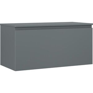 MEXEN/S Orio koupelnová skříňka pod umyvadlo 100 cm s deskou, 1 šuplík, grafit mat 91A10-10047-1-BFC66 obraz
