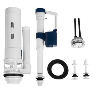 SAPHO Splachovací souprava s DUAL tlačítkem 49 spodní napouštění 1/2", chrom NDPC107V-1 obraz