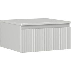 MEXEN/S Rivel koupelnová skříňka pod umyvadlo 50 cm s deskou, 1 šuplík, reliéf , šedá mat 91A20-05023-1-BFC62 obraz