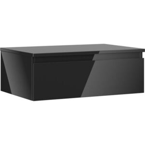 MEXEN/S Orio koupelnová skříňka pod umyvadlo 70 cm s deskou, 1 šuplík, černá lesk 91A10-07023-1-BFC70 obraz