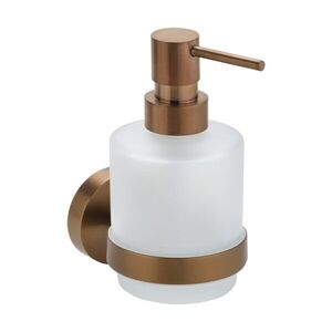 SAPHO X-ROUND COPPER dávkovač mýdla 200ml, mléčné sklo, měď mat XR103PG obraz