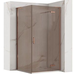 REA/S Sprchová kabina Hugo 80x90 Copper Brush KPL-K6968 obraz