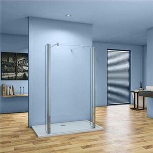 H K LUSTY F3 70 Sprchová zástěna WALK IN 70x 200 + 2x otočný díl 30 8 mm sklo SE-LUSTYF370SET obraz