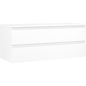 MEXEN/S Orio koupelnová skříňka pod umyvadlo 120 cm s deskou, 2 zásuvky, bílá mat 91A10-12047-2-BFFC01 obraz