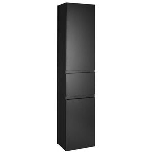 AQUALINE ALTAIR vysoká skříňka s košem 40x184x31cm, černá mat, pravá AI685R obraz