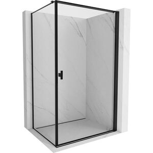 MEXEN/S Mist-B sprchový kout dveře křídlové pravá 70 x 80, černá okraj, černá 8A2T-070-080-70-70-P obraz