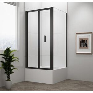 POLYSAN DEEP BLACK obdélníkový sprchový kout 1000x750 L/P varianta, čiré sklo MD1910B-01 obraz