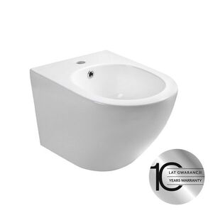 Laveo Desna závěsný bidet s otvorem pro baterii a skrytým upevněním VBD_600C obraz