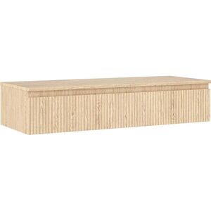 MEXEN/S Rivel koupelnová skříňka pod umyvadlo 120 cm s deskou, 1 šuplík, reliéf , dub 91A20-12023-1-BFC81 obraz