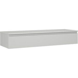 MEXEN/S Orio koupelnová skříňka pod umyvadlo 140 cm s deskou, 1 šuplík, šedá mat 91A10-14023-1-BFC62 obraz