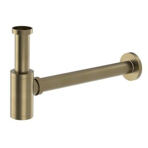 SAPHO Umyvadlový sifon 5/4", odpad 32, kulatý, zlato mat SI51G obraz