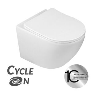 Laveo Desna CycleOn WC mísa bez okraje včetně sedátka VMD_609S obraz