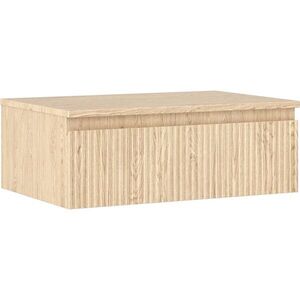 MEXEN/S Rivel koupelnová skříňka pod umyvadlo 70 cm s deskou, 1 šuplík, reliéf , dub 91A20-07023-1-BFC81 obraz