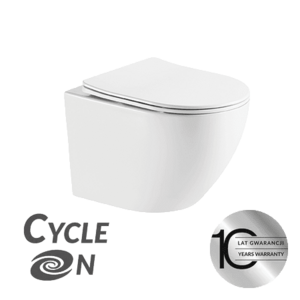 Laveo Desna CycleOn 2.0 WC mísa bez okraje včetně sedátka VMD_610S obraz