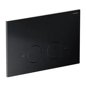 OMNIRES Minimal tlačítko splachovací, černé mat; MPS1BLM obraz