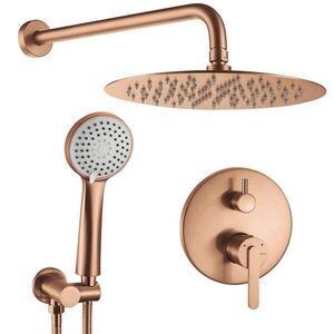 REA Podomítková sprchová sada Ontario Brush Copper + BOX REA-P5650 obraz