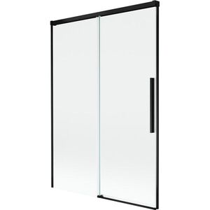 MEXEN/S Rox vanová zástěna 2-křídlová posuvná 120 x 150, transparent, černá 8C9-120-001-70-00 obraz