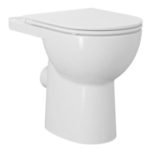 SAPHO SANIVEX WC kombi mísa, zvýšený sedák, Rimless, 63, 5 x35, 5cm, spodní/zadní odpad, bílá PC108-111 obraz