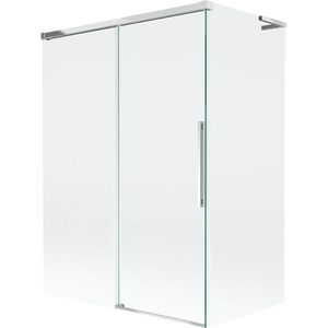 MEXEN/S Rox L vanová zástěna 2-křídlová posuvná 120 + 70 x 150, transparent, chrom 8C9L-120-070-01-00 obraz