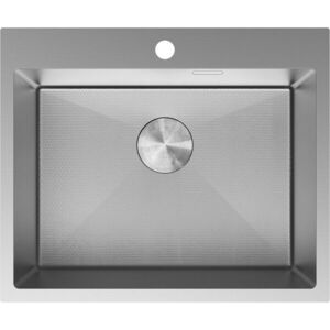 MEXEN Solix ocelový dřez 1-bowl 600 x 500 mm, nerez HC 6408601000-01HC obraz