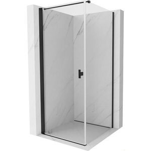 MEXEN/S Mist-B sprchový kout dveře křídlové 75 x 75, transparent, černá 8A2T-075-075-70-00 obraz